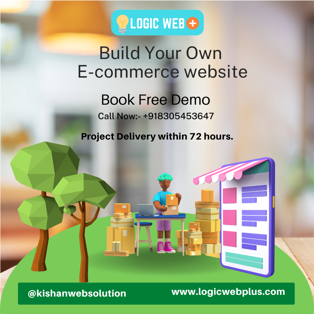 build own E-commerece website